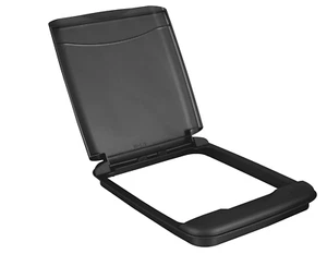 Rev-A-Shelf RV-35-LID-18-1 35 Quart Coperchio di Ricambio per Pattumiera in Plastica, Nero - Foto 1 di 4
