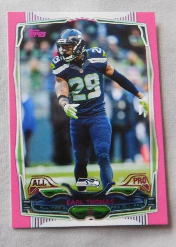 2014 Topps Pink /499 Earl Thomas Seattle Seahawks #283  Football Card - Image 1 of 1