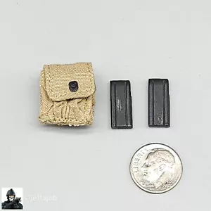 Maßstab 1:6 DiD WWII Sergeant Horvath M1 Munitionstasche mit Magazinen für 12" Figuren - Bild 1 von 10
