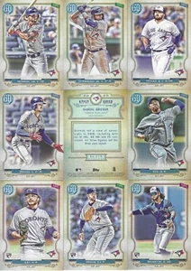 2020 Topps Gypsy Queen Toronto Blue Jays Complete Team Set (13) - Picture 1 of 2
