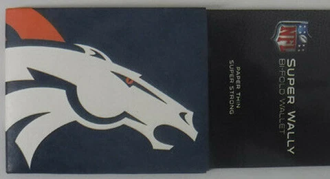Denver Broncos Super Wally Bi-Fold Wallet 40024 Cover
