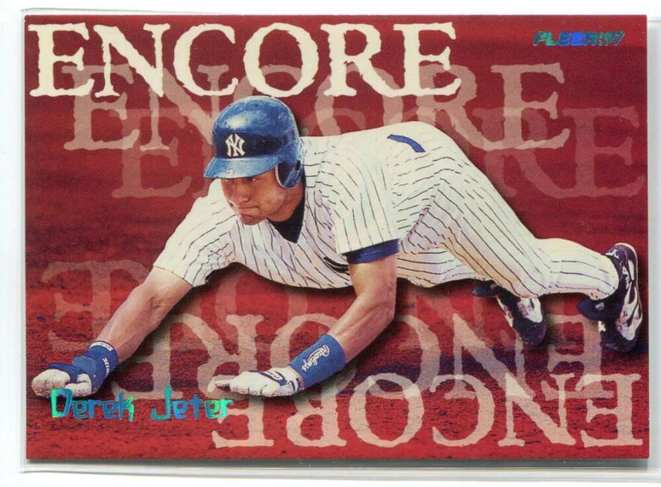 1997 Fleer Tiffany 703 Derek Jeter ENC Encore - Image 1 of 1
