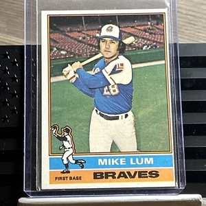 1976 TOPPS MIKE LUM 208 BRAVES Vintage - Picture 1 of 10