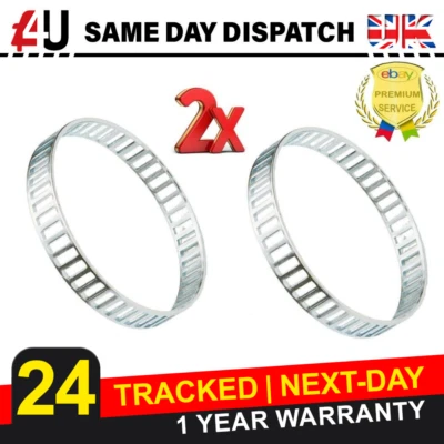 JAGUAR S-TYPE REAR (1999-2007) 46 WINDOW TYPE ABS RELUCTOR RING X2 - Image 1 of 3