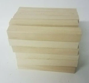 1" x 1" x 12"Basswood Carving Wood Blocks Craft Lumber *KILN DRIED* 40 pcs - Picture 1 of 2