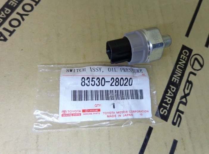 Conjunto de interruptores originales Toyota, presión de aceite (para motor) IQ NGJ10 ☆ 83530-28020 Foto 1 de 4