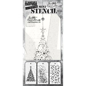 Mini plantilla de capas Tim Holtz ~ SET 62 ~ THMST062 ~ estampadores anónimos - Imagen 1 de 1