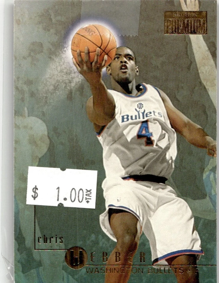 1996-97 SkyBox Premium Chris Webber Washington Bullets #129 - Image 1 of 2
