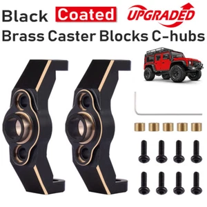 2X Brass Blocks C-Naben Caster für Traxxas TRX-4M 1/18 Upgrades Teile RC Crawler - Bild 1 von 15
