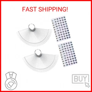 Nail Swatch Sticks with Ring for Nail Polish Color Display Board Art Supplies Pr - Picture 1 of 2