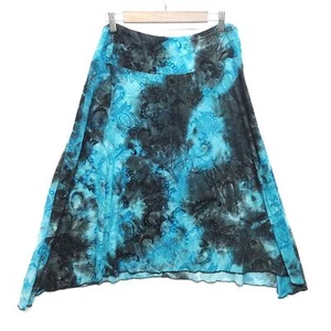 Feenrock Damen 2X Blumenmuster Paisley Lagenlook fließend böhmisch Hippie Sami Jo - Bild 1 von 5
