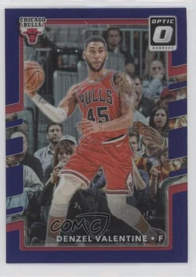2017-18 Panini Donruss Optic Purple Prizm Denzel Valentine #24 - Image 1 of 2