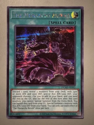 YUGIOH THE MONARCHS REVOLT ASIA ENGLISH EDITION DUAD-AE062 SECRET RARE - Image 1 of 3