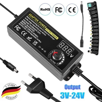 72W Universal Ladegerät Netzteil für Laptop Notebook Ladekabel AC to DC 3V-24V - Bild 1 von 4