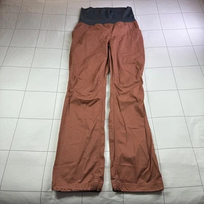Prana Bosun Pants Womens Medium Orange Gray Hiking Climbing Functional Outdoor - Image 1 of 4