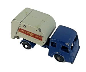 Scatola fiammiferi vintage serie 1-75 n. 15 Tippax raccoglitore rifiuti in blu B12 - Foto 1 di 6