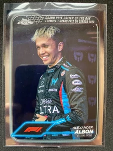 2024 TOPPS Chrome Formula 1 Grand Prix Driver of the Day 166 Alexander Albon - Bild 1 von 2