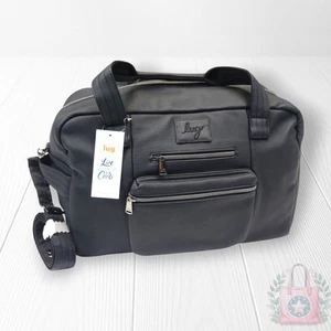 NEW ❤️ Lug Black Charger Matte Luxe VL Overnight Duffel Unisex $145 - Picture 1 of 8