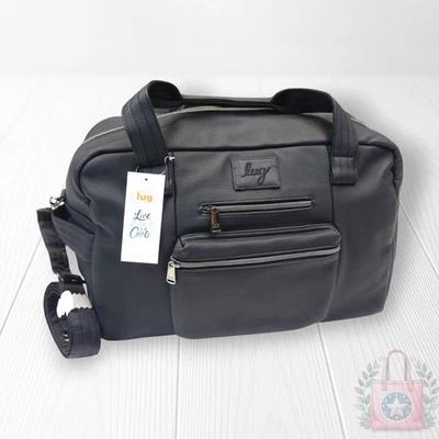 NEW ❤️ Lug Black Charger Matte Luxe VL Overnight Duffel Unisex $145 - Image 1 of 4