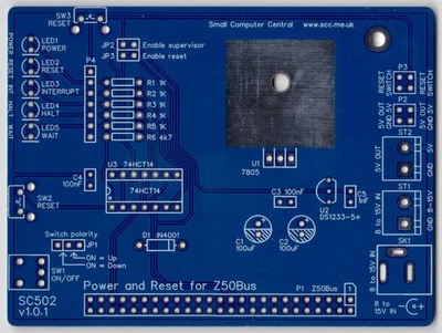 SC502 – Power supply and reset card, 8 to 15-volt input - Bild 1 von 2