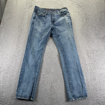 Pantalones de mezclilla Urban Pipeline Max Flex para hombre 32x30 azul algodón rectos ajustados elásticos Foto 1 de 4