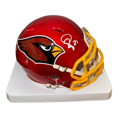 MINI CASCO BECKETT AUTÓGRAFO FIRMADO POR PATRICK PETERSON ARIZONA CARDINALS FLASH Foto 1 de 4
