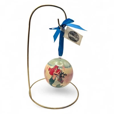 Vintage Disney The Little Mermaid Ariel Ornament Globe Ball New W/ Tag Hallmark - Image 1 of 4