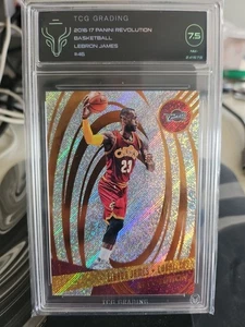 2016-17 PANINI REVOLUTION LEBRON JAMES #46 TCG 7.5 GRADED CAVS - Picture 1 of 5