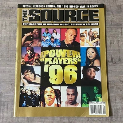 2Pac Nas Dr. Dre Fugees Power Players of 96 THE Source Hiphop Magazine - Image 1 of 4
