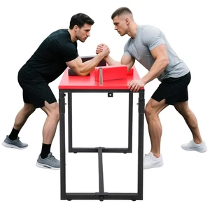 Arm Wrestling Table, Professional Battle Table, Foldable Arm Wrestling Table Red - Picture 1 of 14