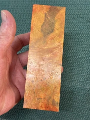 Buckeye Stabilized Wood Burl blank Knife Scales Pen Blanks G1469 6.5”x2”x1.25” - Image 1 of 4