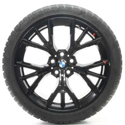 BMW 5er G30 G31 Winterräder M Y-Speiche 845 245/40-275/35R19 DOT21 8747405-6 - Bild 1 von 4
