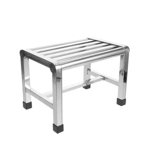 Shower Bench Seat: Stainless Shower Stool Waterproof Bath Spa Foot - Picture 1 of 12
