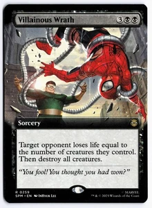 Villainous Wrath (Extended Art) R Marvel's Spider-Man 259 NM - Picture 1 of 2