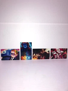 Fantasy Metal Artwork – Gift for Gamers, Fans 4 Prints 3 3/8"   x 2  3/16" - Picture 1 of 10