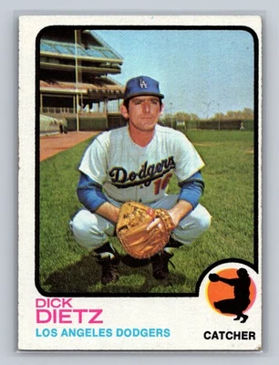 Dick Dietz 1973 Topps #442 Los Angeles Dodgers - Image 1 of 2