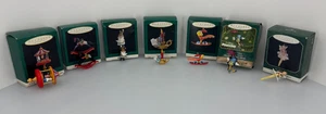 Mini Hallmark Keepsake Ornaments Lot Vintage Jiminy Cricket Gnome Little Beeper - Picture 1 of 17