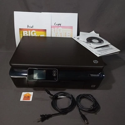 HP Photosmart 5520 WLAN Drucker mit Netzkabel getestet - Bild 1 von 4