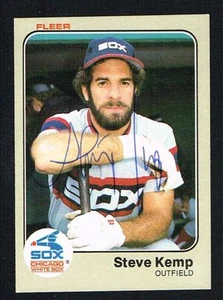 Steve Kemp #239 signed autograph auto 1983 Fleer Baseball Trading Card - Picture 1 of 1