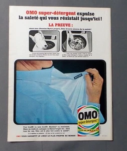 PUB WERBUNG ALTE ADVERT CLIPPING 310817 / WASCHMITTEL OMO SUPER-REINIGER EXPU - Bild 1 von 1