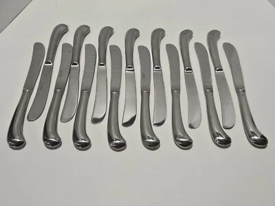 Lote de 15 cuchillos de mantequilla Oxford Hall Westbury Sagamore Jamestown acero inoxidable Corea Foto 1 de 4