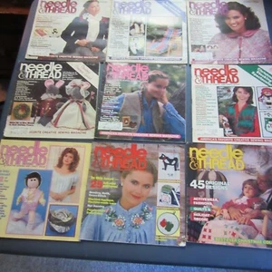 Lot of 14 vintage Needle & Thread magazines 1982-1987 - Picture 1 of 9