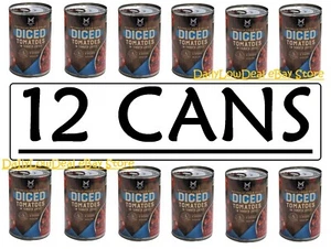 12 CANS - Member's Mark Diced Tomatoes in Tomato Juice 14.5 oz (Total 174 oz) - Picture 1 of 1
