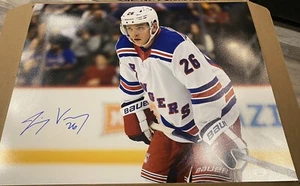 Jimmy Vesey New York Rangers Signed Autograph 16x20 JSA Certified - Picture 1 of 1