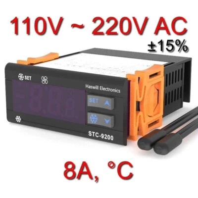 2 sets of digital STC-9200 temperature & defrost & Fan temperature controller - Image 1 of 4