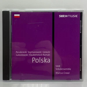 SWR VOKALENSEMBLE STUTTGART CREED Polska PENDERECKI GORECKI SZYMANOWSKI .. CD - Foto 1 di 4