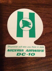 DC-10 Airline sticker Nigeria Airways - Picture 1 of 2