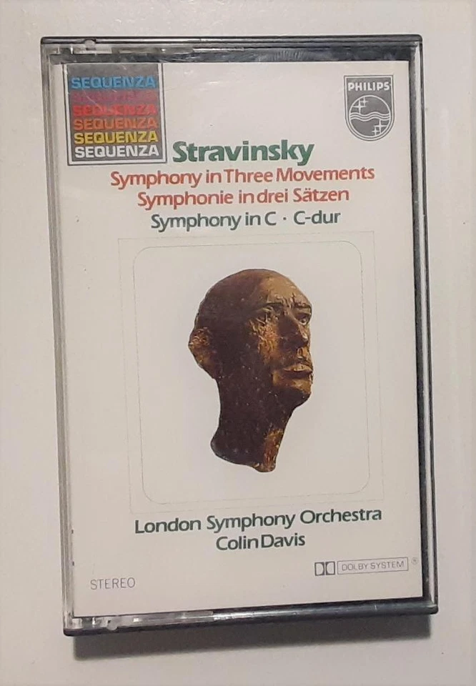 Stravinsky Symphony in Three Movements Colin Davis Cassette Tape Netherlands - Image 1 of 1