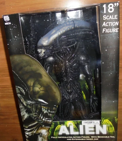 Alien 18" Scale ALIEN Action Figure (tail part loose inside) NECA 2008 Cover