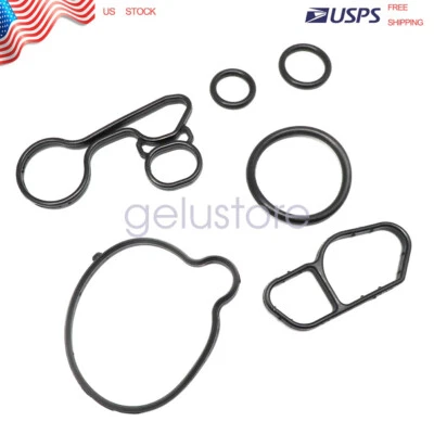 Junta de sellado de carcasa de filtro de enfriador de aceite para Chevrolet Cruze Sonic Trax 1,4 L Turbo Foto 1 de 4